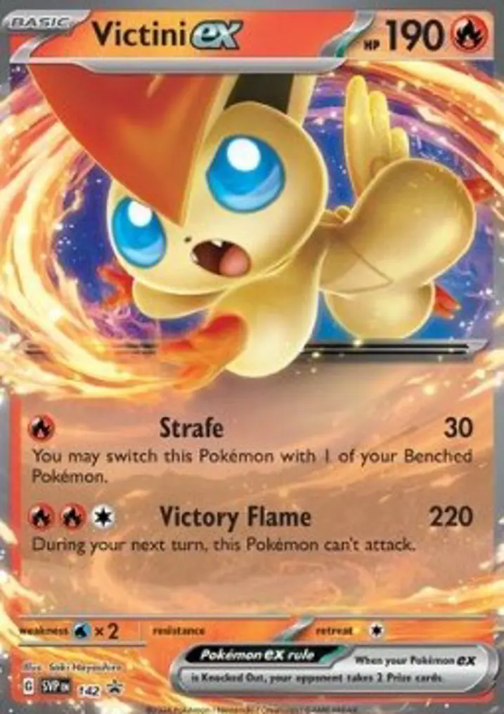 Victini ex  Single: Pokemon SV Black Star Promos Einzelkarte