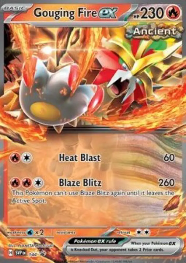 Gouging Fire ex  Single: Pokemon SV Black Star Promos Einzelkarte