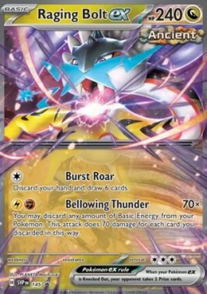 Raging Bolt ex  Single: Pokemon SV Black Star Promos Einzelkarte