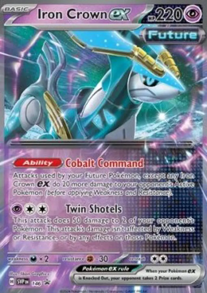 Iron Crown ex  Single: Pokemon SV Black Star Promos Einzelkarte