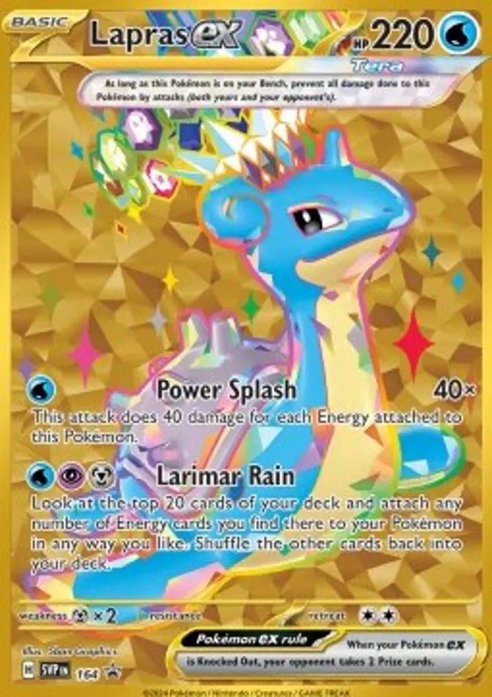 Lapras ex  Single: Pokemon SV Black Star Promos Einzelkarte