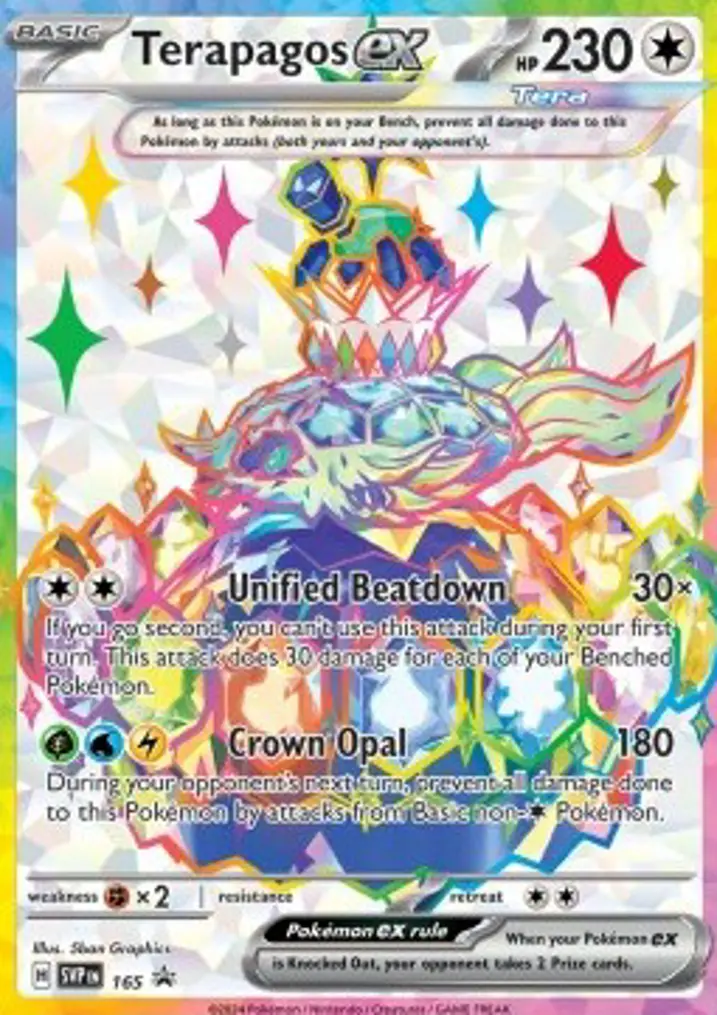 Terapagos ex  Single: Pokemon SV Black Star Promos Einzelkarte