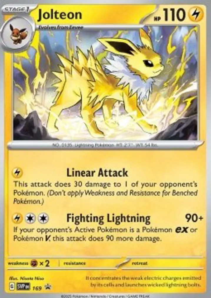 Jolteon  Single: Pokemon SV Black Star Promos Einzelkarte