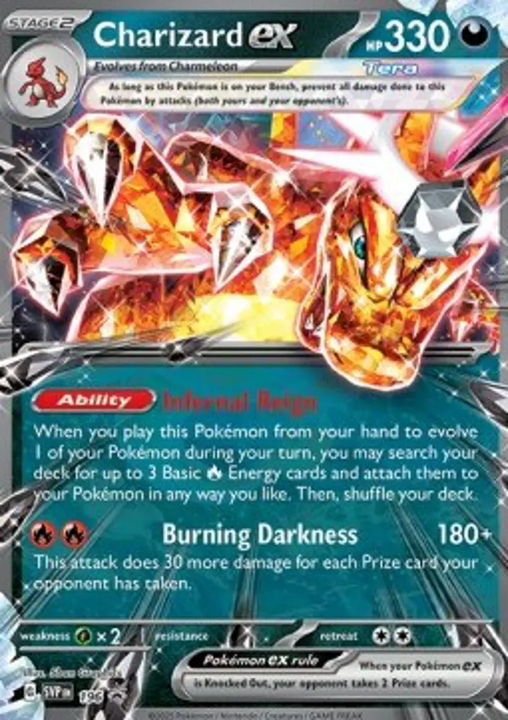 Charizard ex  Single: Pokemon SV Black Star Promos Einzelkarte