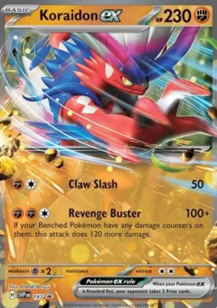 Koraidon ex  Single: Pokemon SV Black Star Promos Einzelkarte