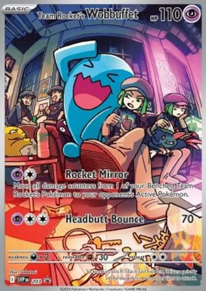Team Rocket's Wobbuffet  Single: Pokemon SV Black Star Promos Einzelkarte