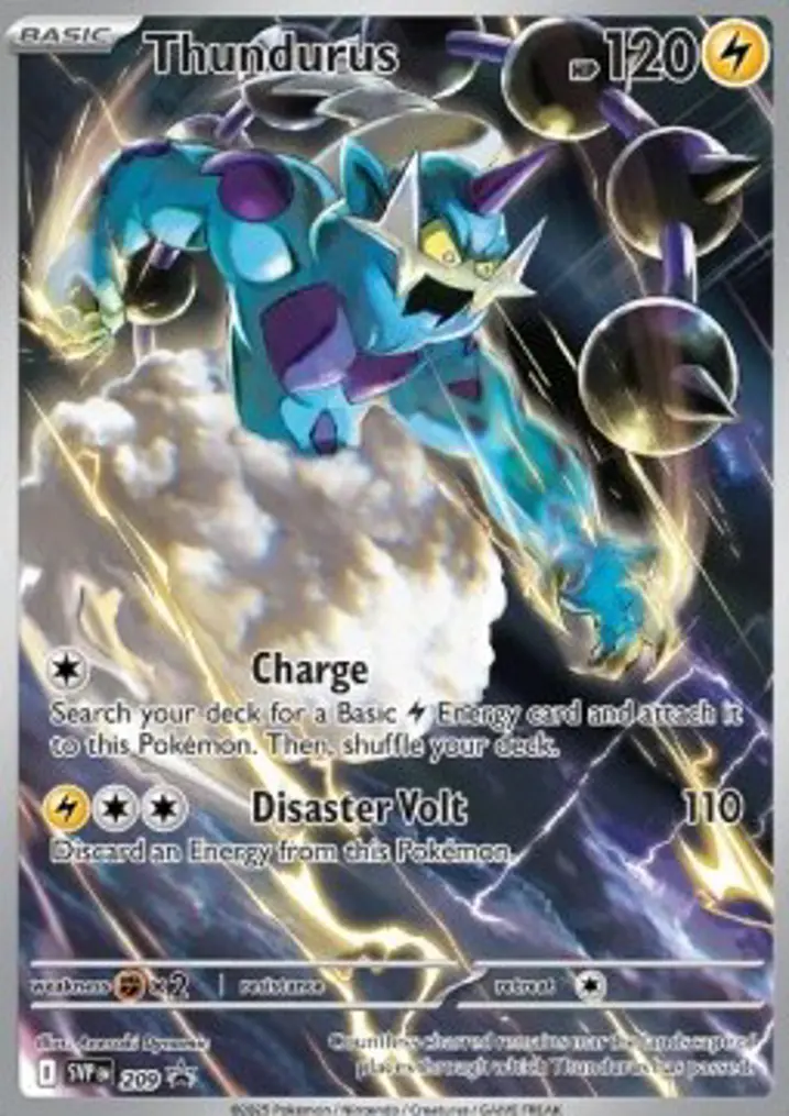 Thundurus  Single: Pokemon SV Black Star Promos Einzelkarte