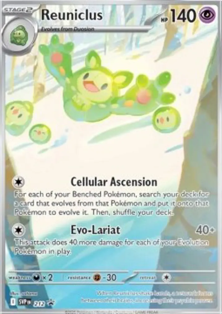 Reuniclus  Single: Pokemon SV Black Star Promos Einzelkarte