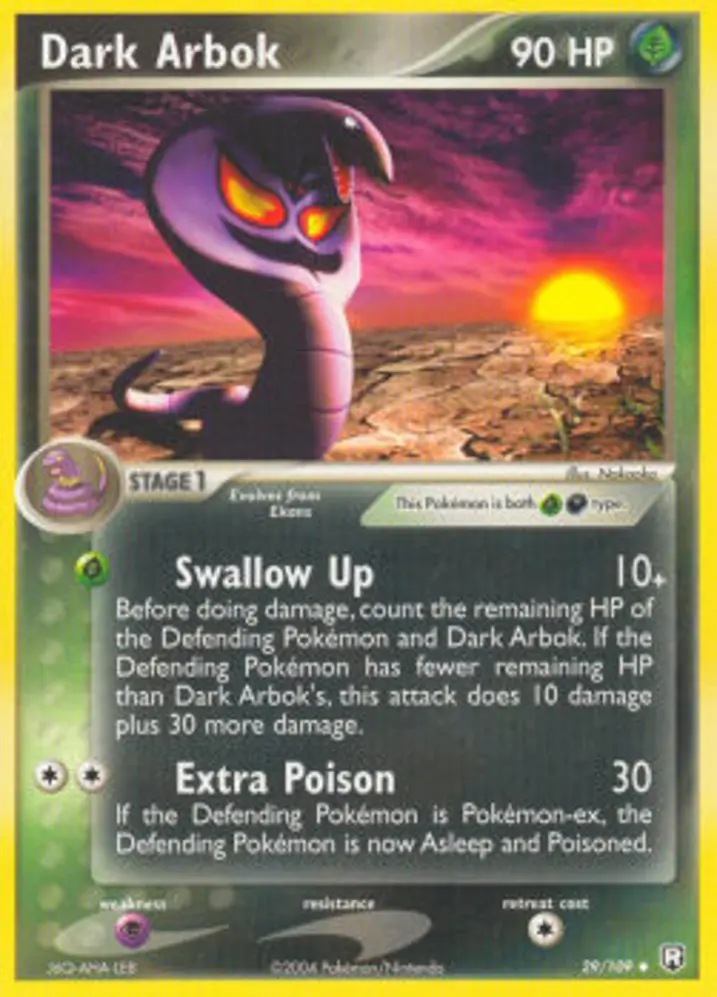 Dark Arbok  Single: Pokemon EX Team Rocket Returns Einzelkarte