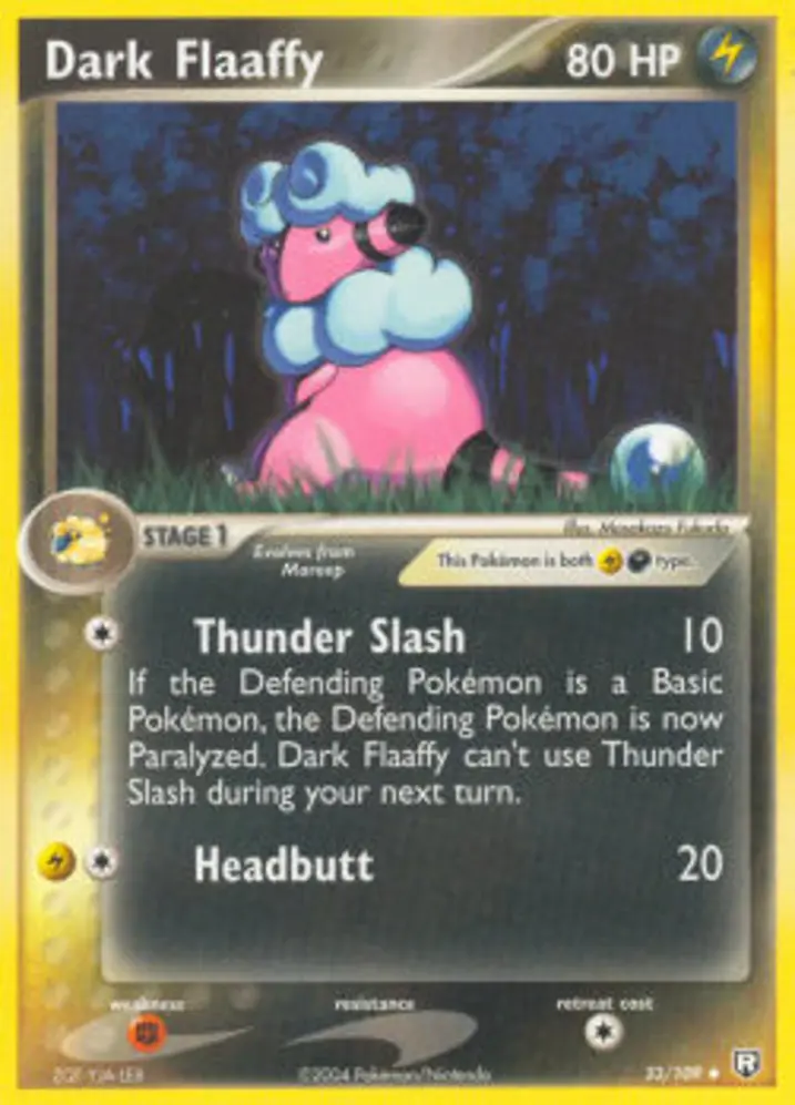 Dark Flaaffy  Single: Pokemon EX Team Rocket Returns Einzelkarte