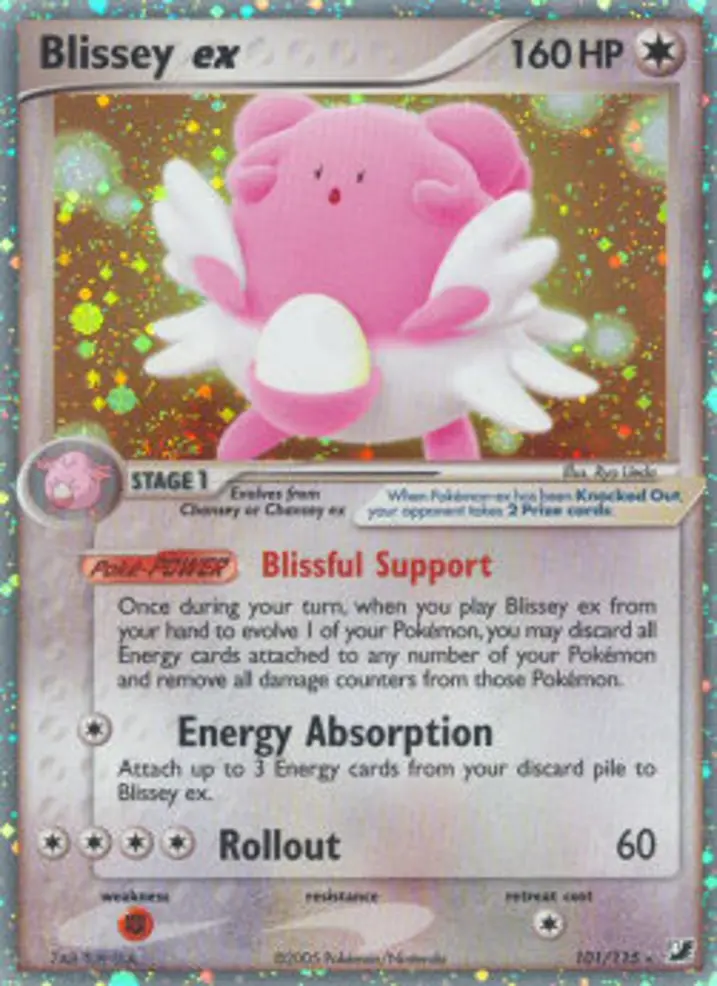 Blissey ex  Single: Pokemon EX Unseen Forces Einzelkarte