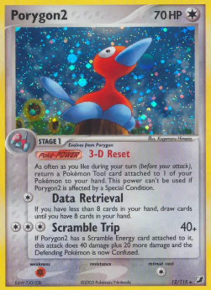Porygon2  Single: Pokemon EX Unseen Forces Einzelkarte