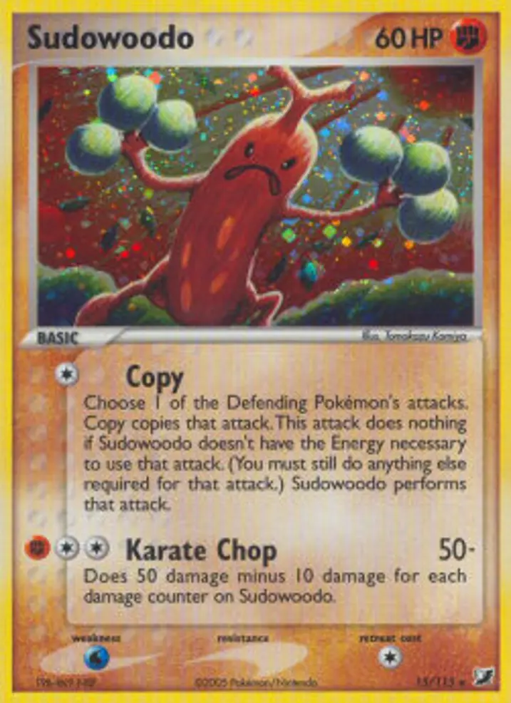 Sudowoodo  Single: Pokemon EX Unseen Forces Einzelkarte