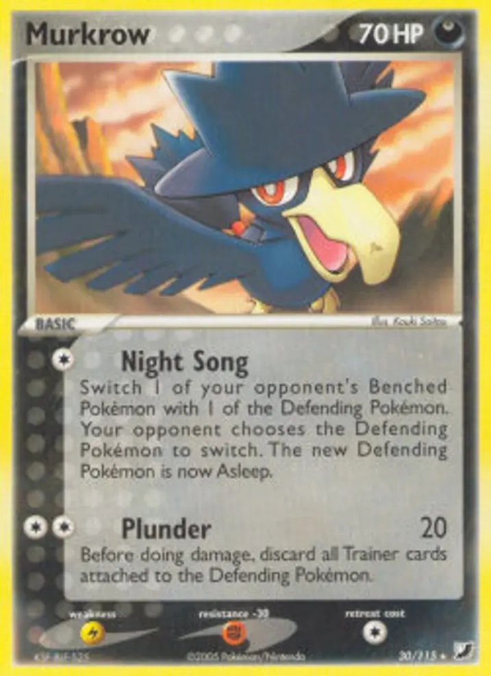 Murkrow  Single: Pokemon EX Unseen Forces Einzelkarte