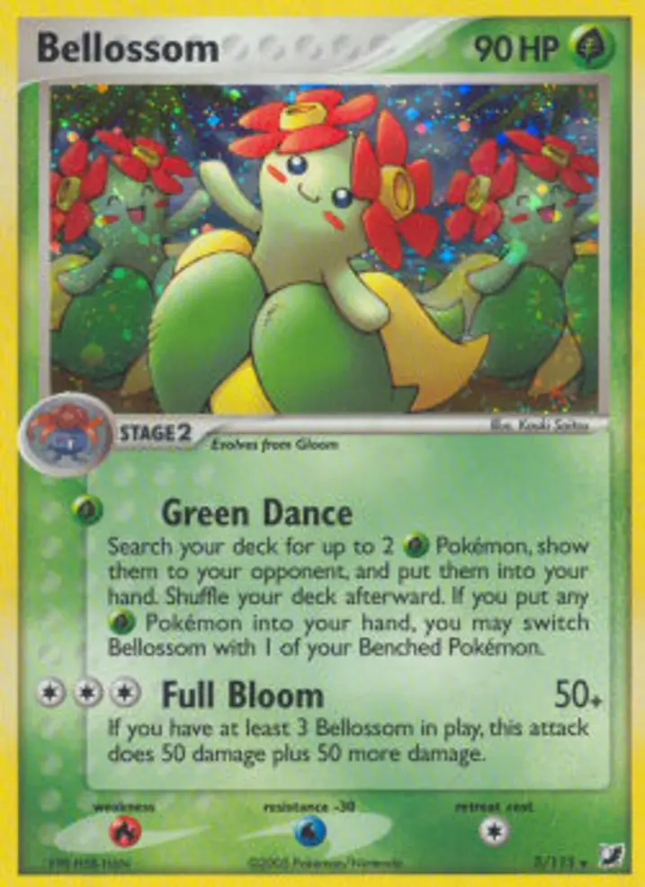 Bellossom  Single: Pokemon EX Unseen Forces Einzelkarte