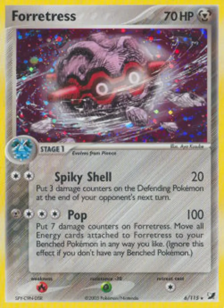 Forretress  Single: Pokemon EX Unseen Forces Einzelkarte