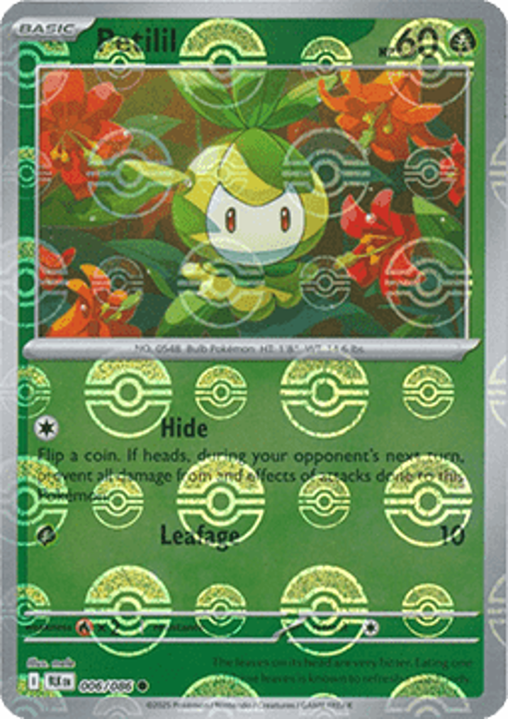 Petilil  Single: Pokemon Black Bolt: Additionals Einzelkarte