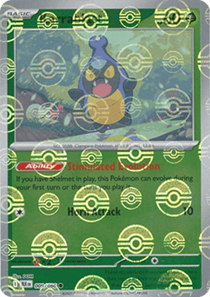 Karrablast  Single: Pokemon Black Bolt: Additionals Einzelkarte