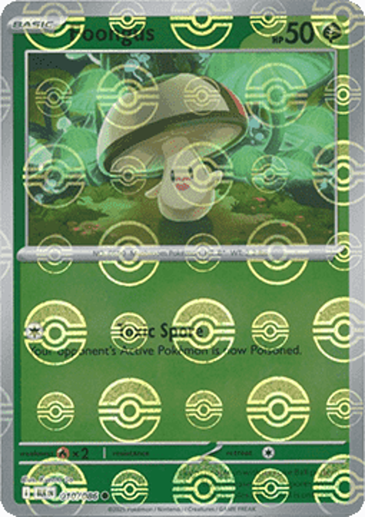 Foongus  Single: Pokemon Black Bolt: Additionals Einzelkarte