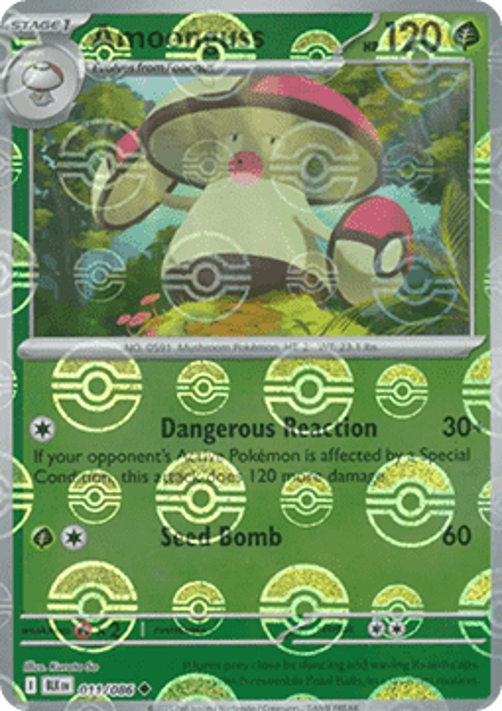 Amoonguss  Single: Pokemon Black Bolt: Additionals Einzelkarte