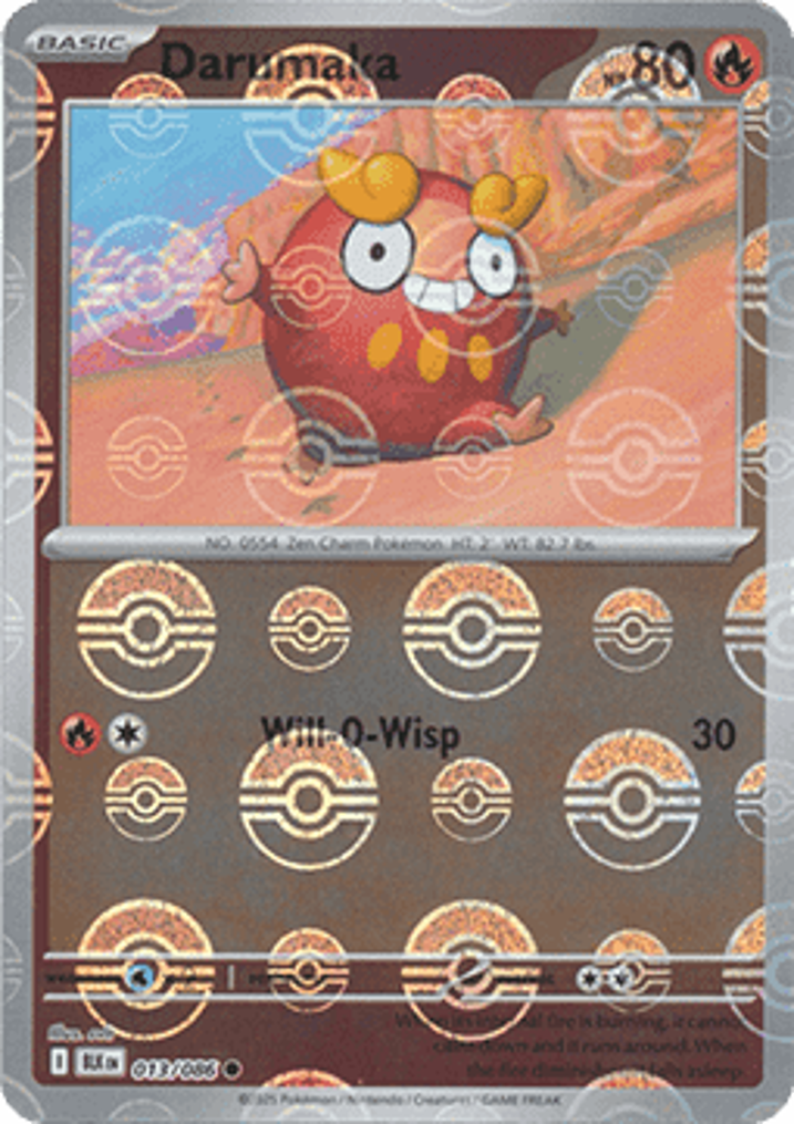 Darumaka  Single: Pokemon Black Bolt: Additionals Einzelkarte