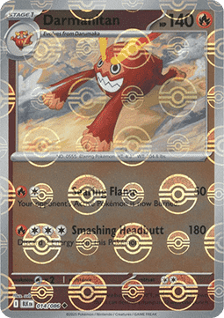 Darmanitan  Single: Pokemon Black Bolt: Additionals Einzelkarte