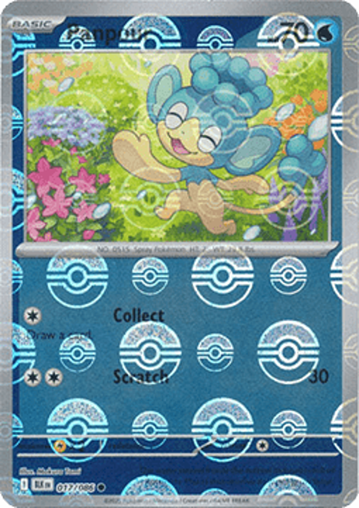 Panpour  Single: Pokemon Black Bolt: Additionals Einzelkarte