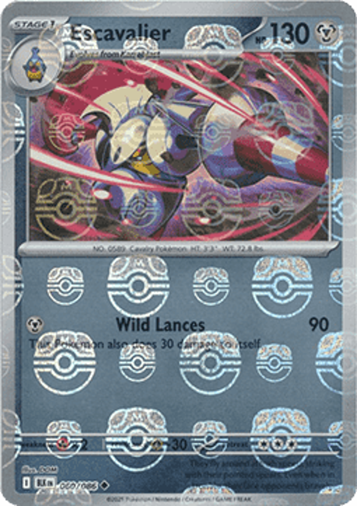 Escavalier  Single: Pokemon Black Bolt: Additionals Einzelkarte