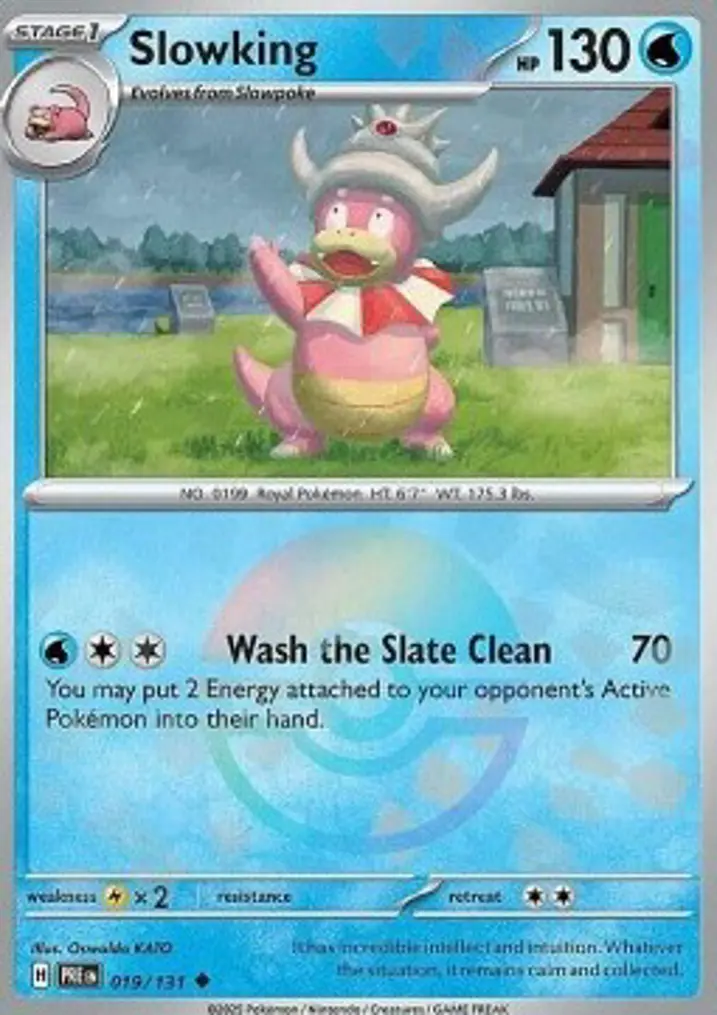 Slowking  Single: Pokemon Prismatic Evolutions: Additionals Einzelkarte