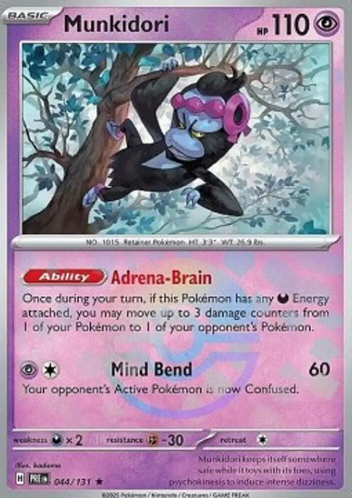 Munkidori  Single: Pokemon Prismatic Evolutions: Additionals Einzelkarte