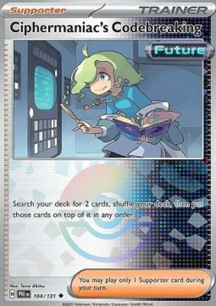 Ciphermaniac's Codebreaking Single: Pokemon Prismatic Evolutions: Additionals Einzelkarte