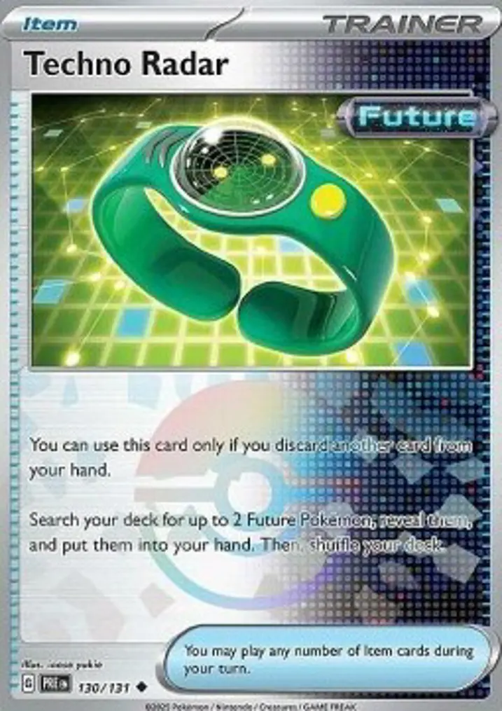 Techno Radar Single: Pokemon Prismatic Evolutions: Additionals Einzelkarte