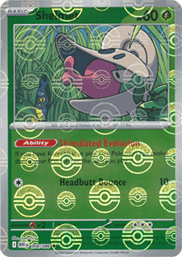 Shelmet  Single: Pokemon White Flare: Additionals Einzelkarte