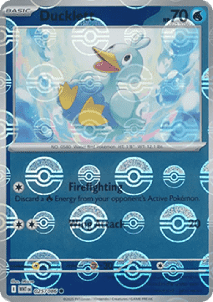 Ducklett  Single: Pokemon White Flare: Additionals Einzelkarte