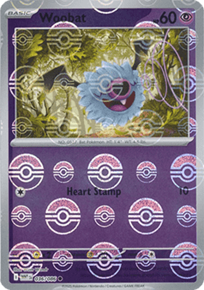 Woobat  Single: Pokemon White Flare: Additionals Einzelkarte