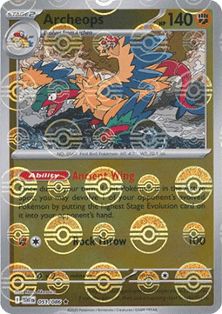 Archeops  Single: Pokemon White Flare: Additionals Einzelkarte