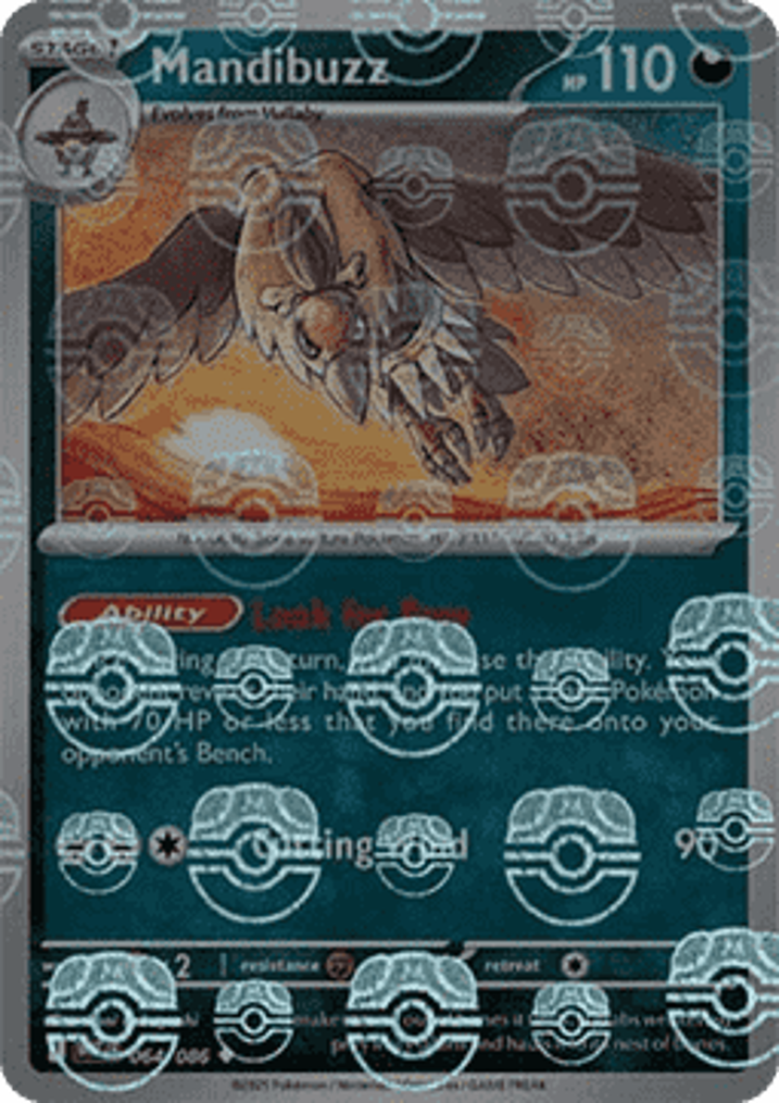 Mandibuzz  Single: Pokemon White Flare: Additionals Einzelkarte