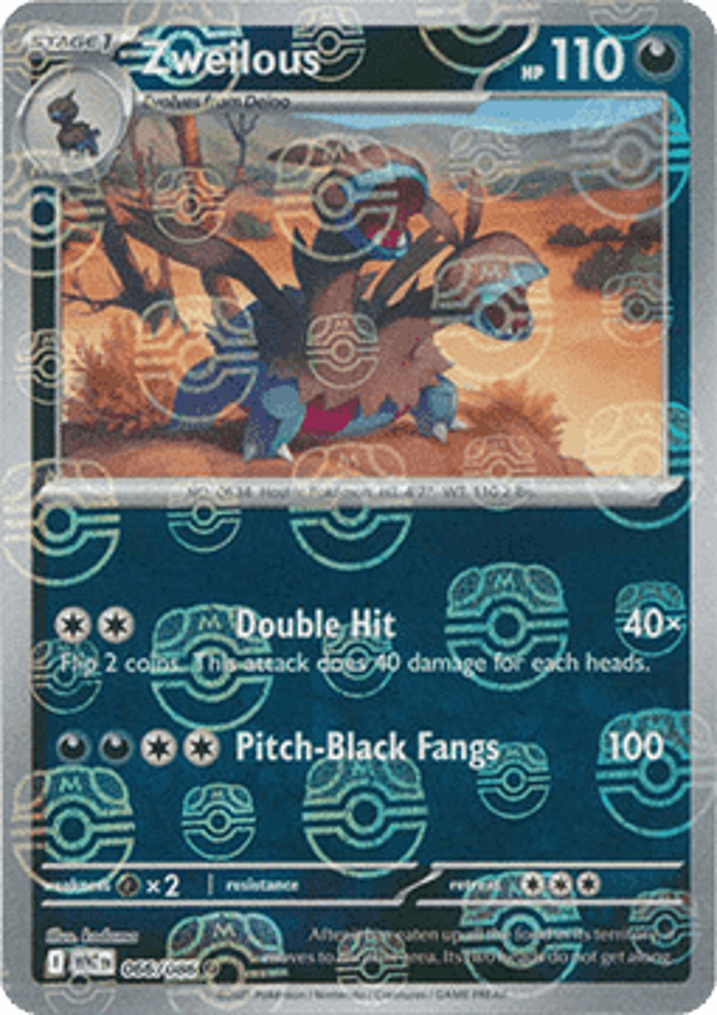 Zweilous  Single: Pokemon White Flare: Additionals Einzelkarte