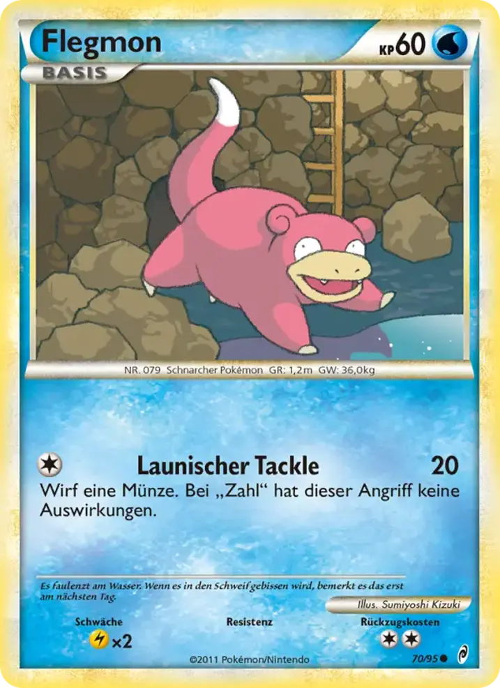 Slowpoke  Single: Pokemon Call of Legends Einzelkarte