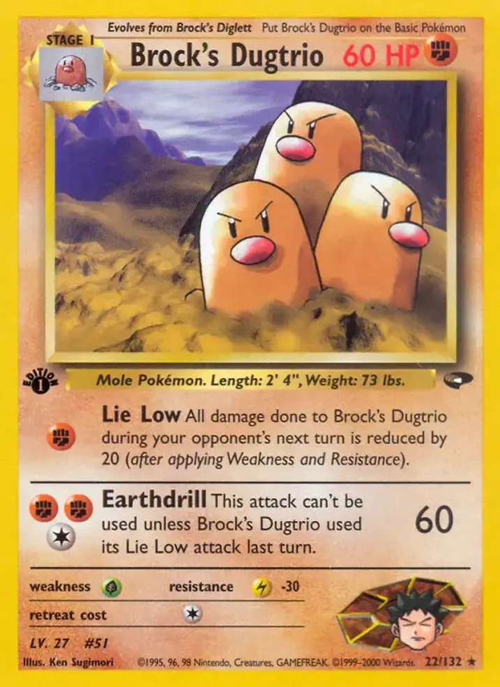 Brock's Dugtrio 