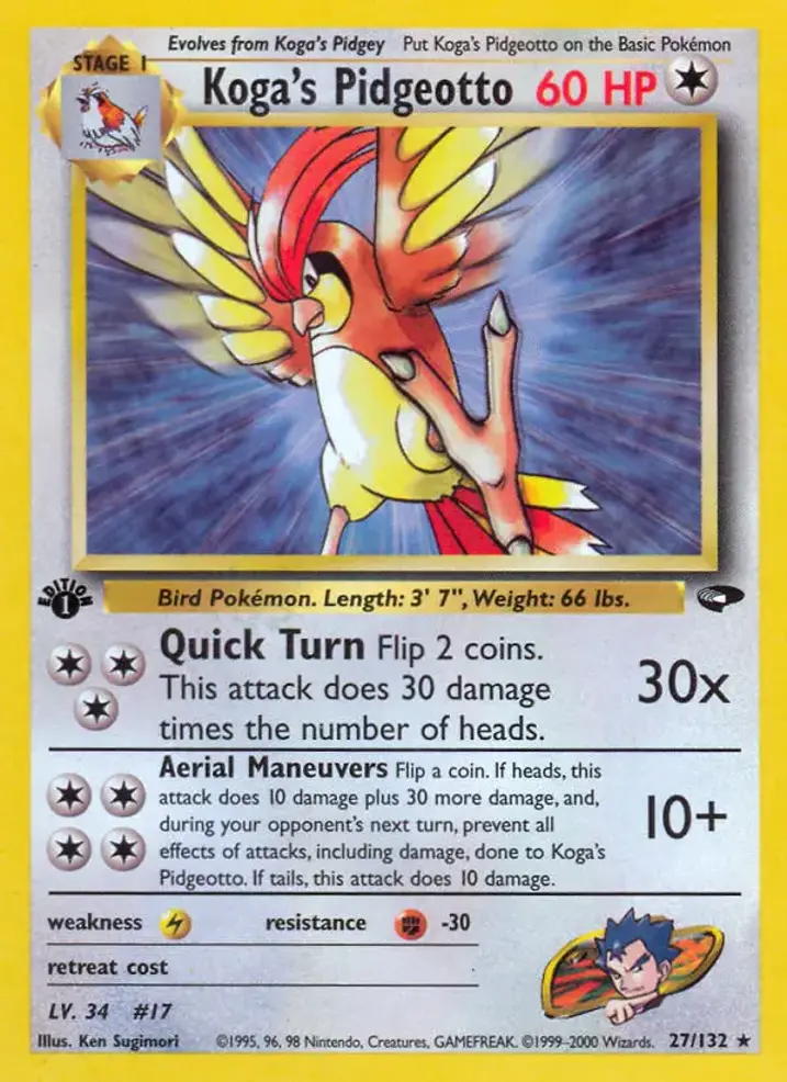 Koga's Pidgeotto 