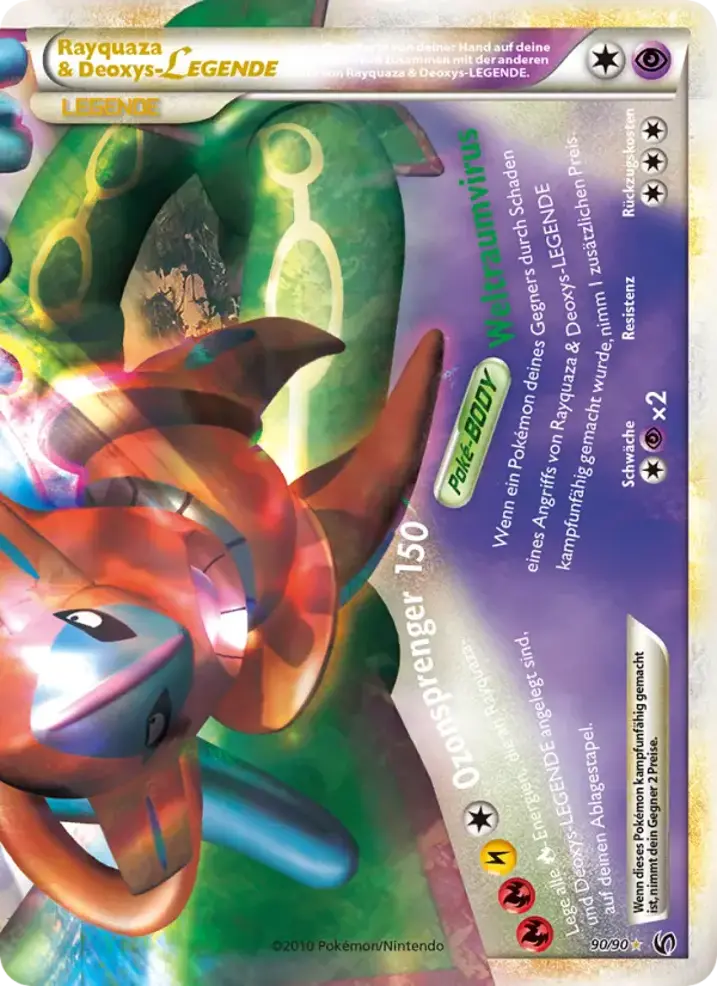 Rayquaza & Deoxys LEGEND 