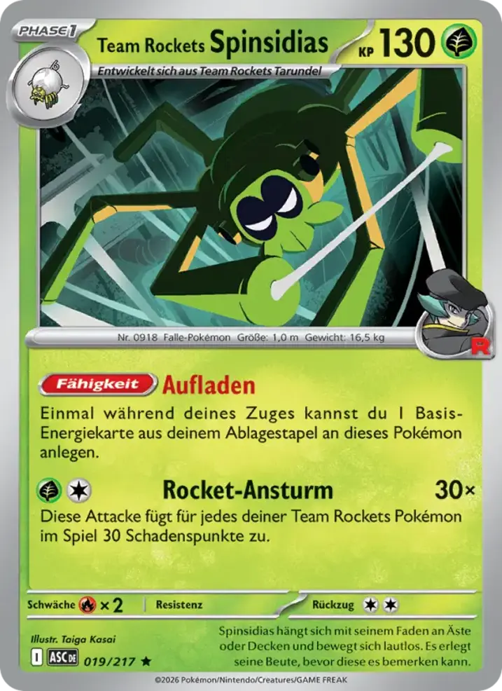 Team Rocket's Spidops 