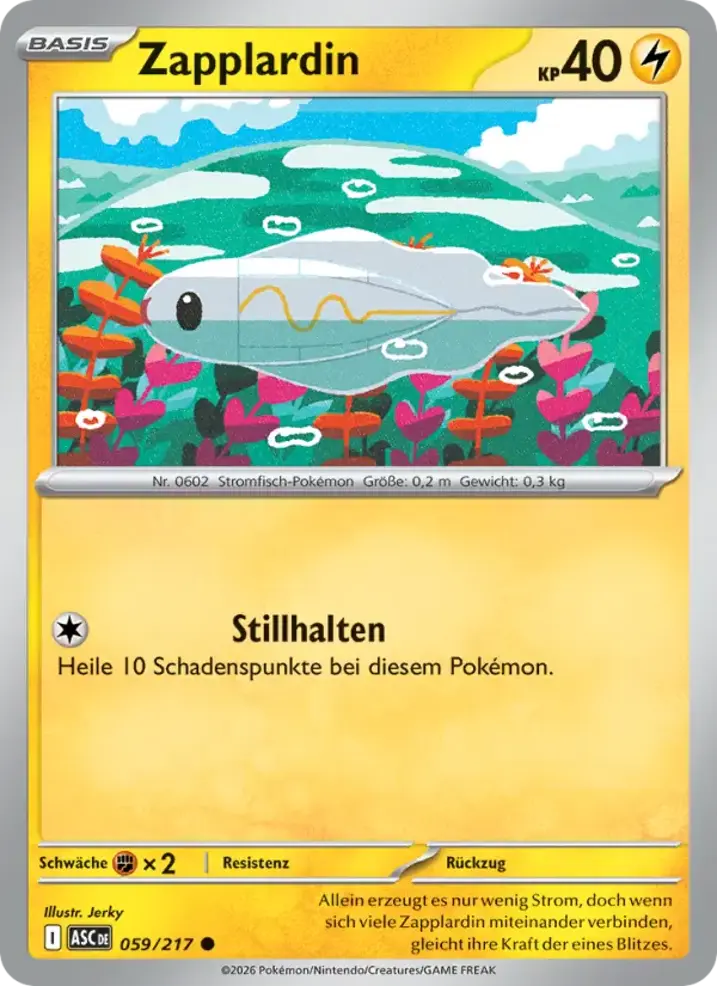 Tynamo  Single: Pokemon Ascended Heroes Einzelkarte