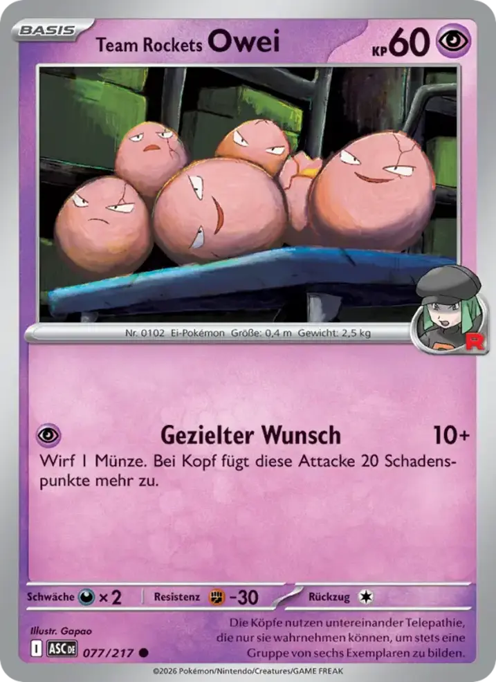 Team Rocket's Exeggcute 