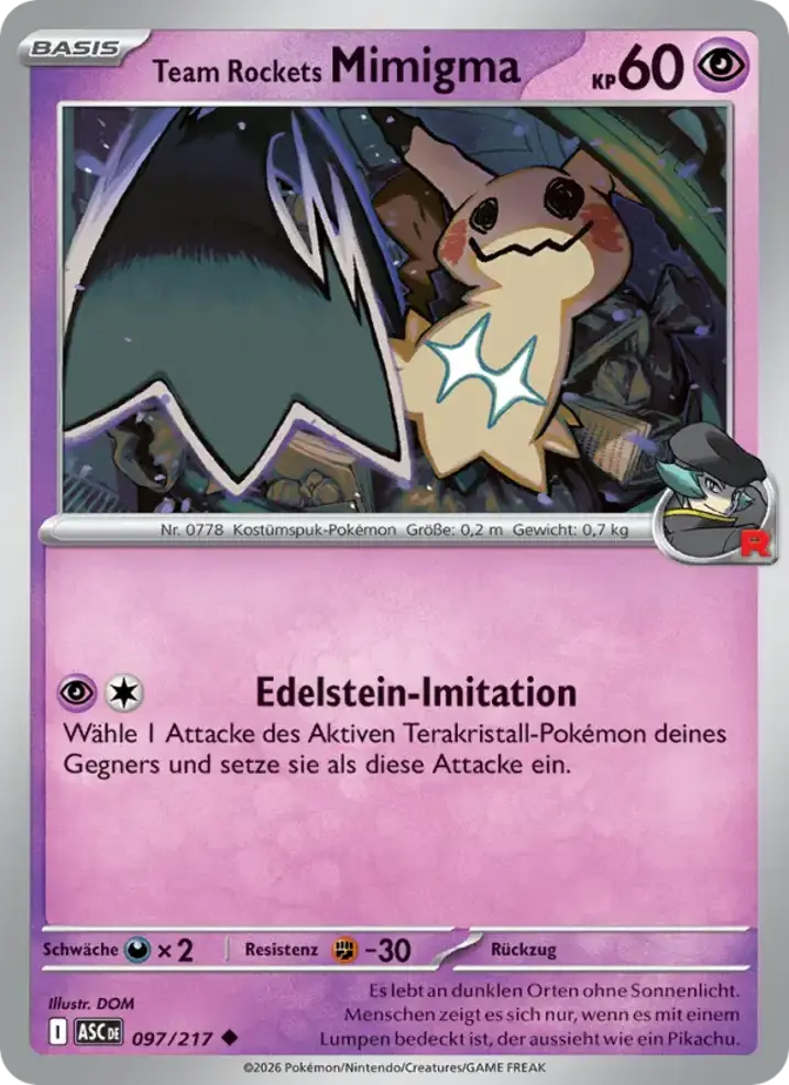 Team Rocket's Mimikyu 