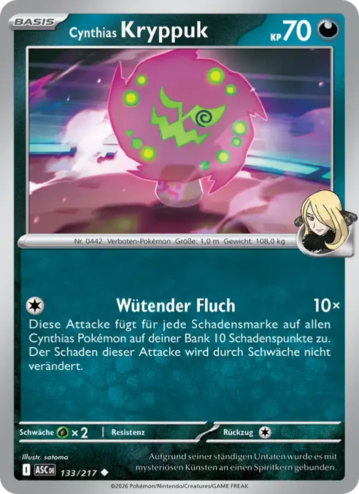 Cynthia's Spiritomb 