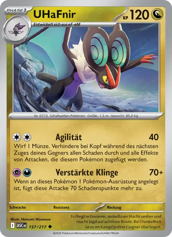Noivern  Single: Pokemon Ascended Heroes Einzelkarte