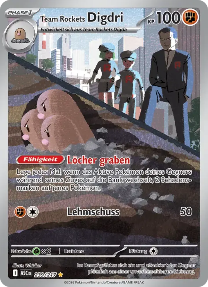 Team Rocket's Dugtrio 