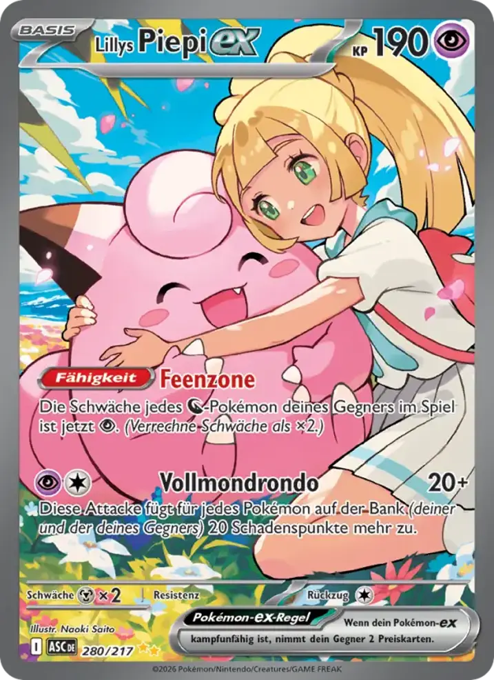 Lillie's Clefairy ex 